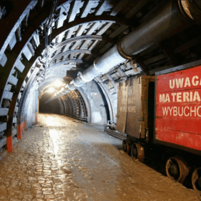 Materiały wybuchowe w kopalni uranu w Kowarach